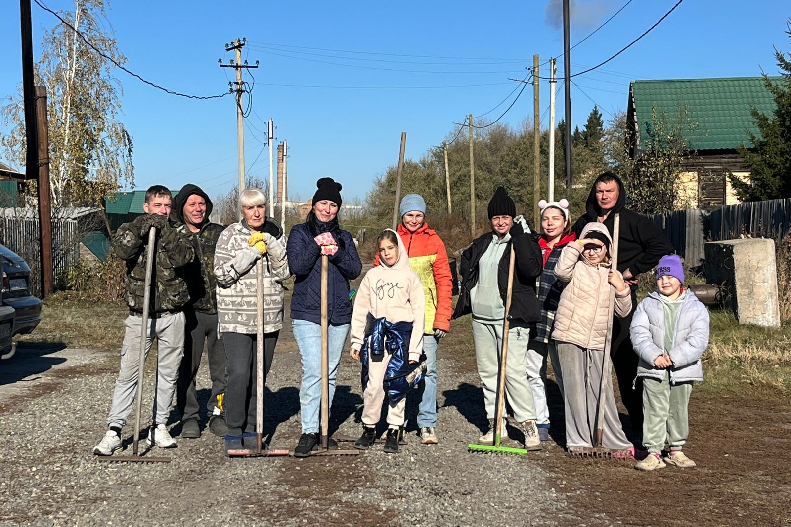 В Зеленом Бору появилось дополнительное уличное освещение.